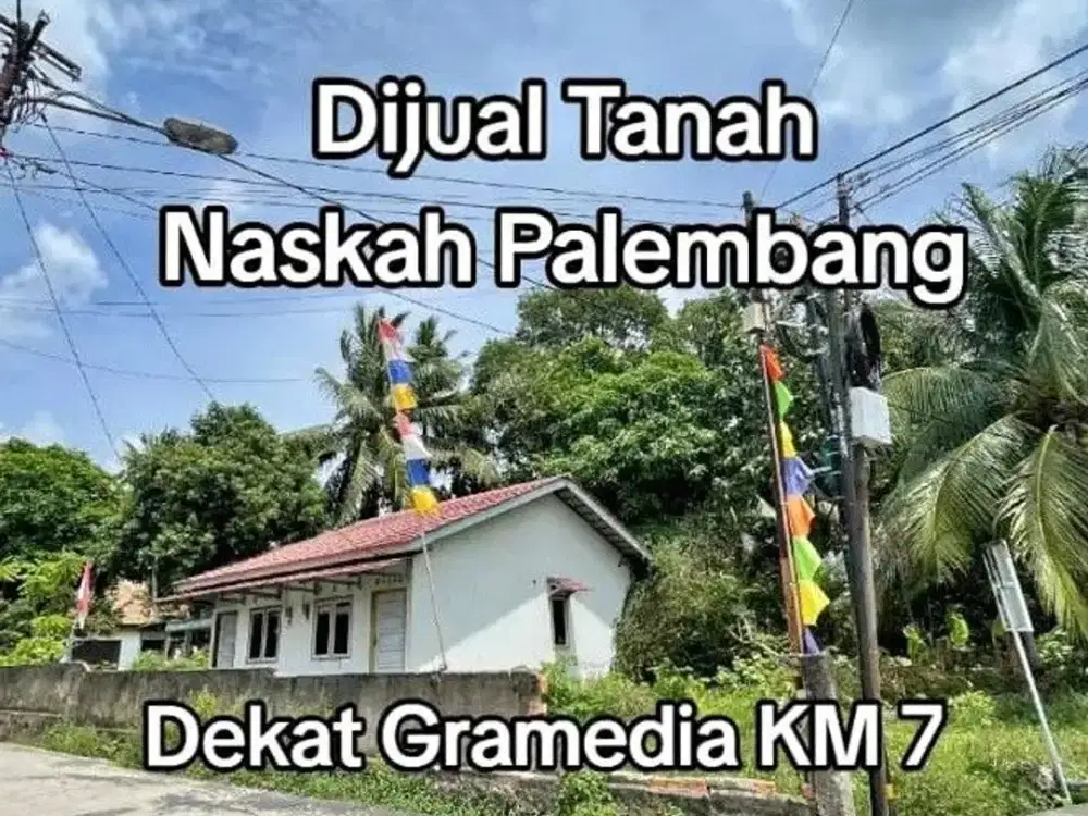 Tanah Kosong dekat SMKN 7 Palembang