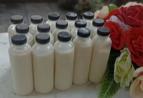 susu kambing etawa murni 100% kemasan botol 250ml asli fresh murmer ok