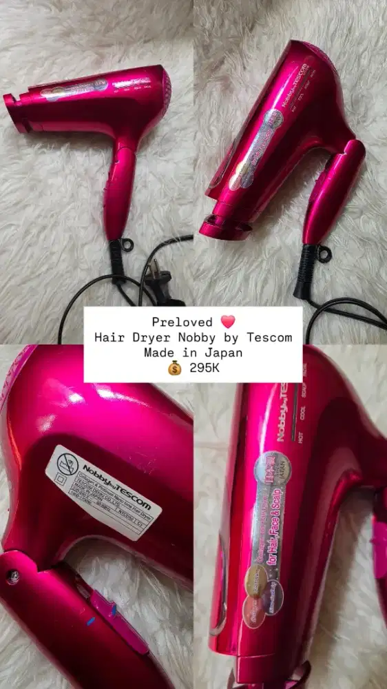 Jual Murah hair dryer Tescom Made in Japan