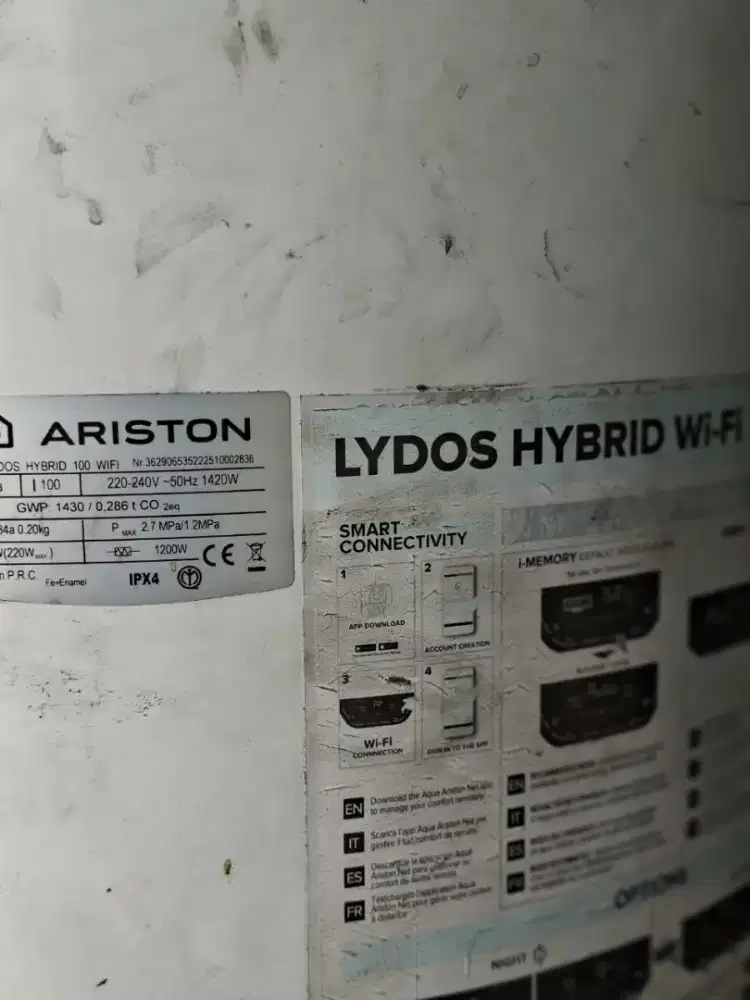 Water Heater Ariston LYDOS HYBRID WIFI