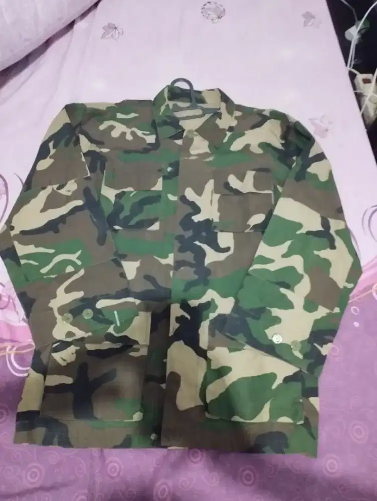 Setelan Baju seragam loreng ukuran XXXL