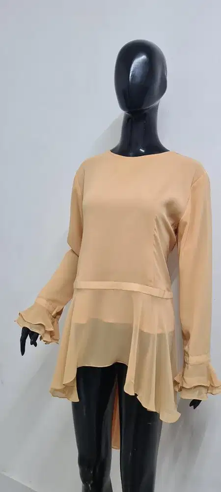 Atasan melayu premium, blouse sifon premium, kemeja