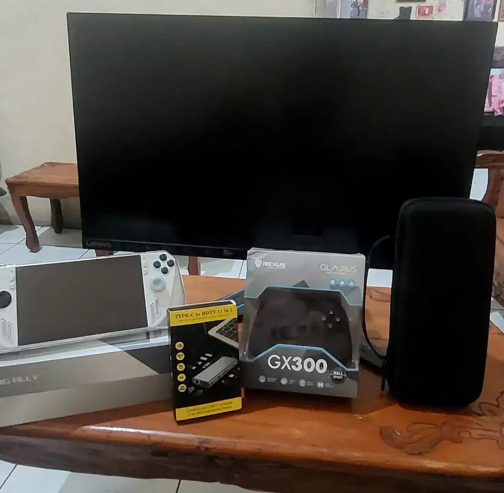 ROG ALLY plus Monitor paket Lengkap