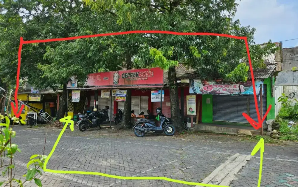 Dijual Tanah Bonus 4 kios di Jatimulyo Tembalang