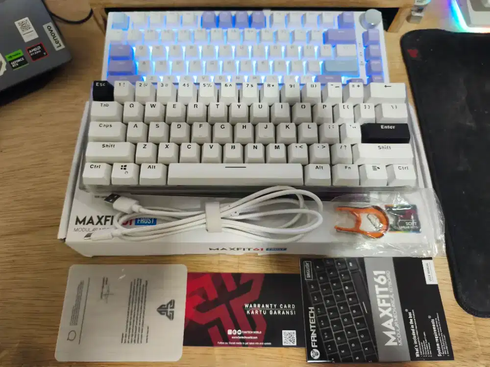 Keyboard Mechanical Fantech Maxfit 61 Frost (Wired)