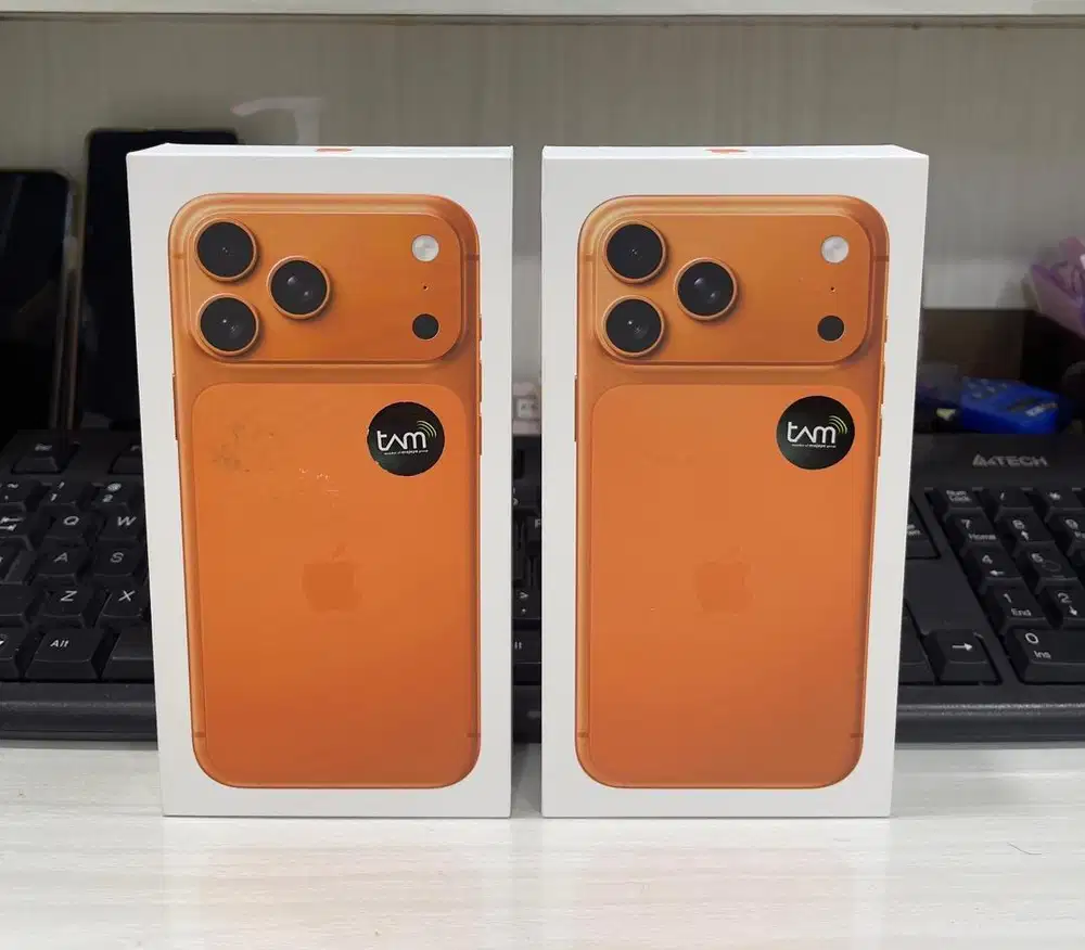 Baru...IPhone 17 Pro Max 256Gb Grs Resmi (Cosmic Orange)