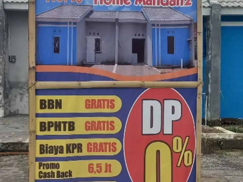 Rumah Subsidi DP 0% + Cashback 6,5jt Sukoharjo