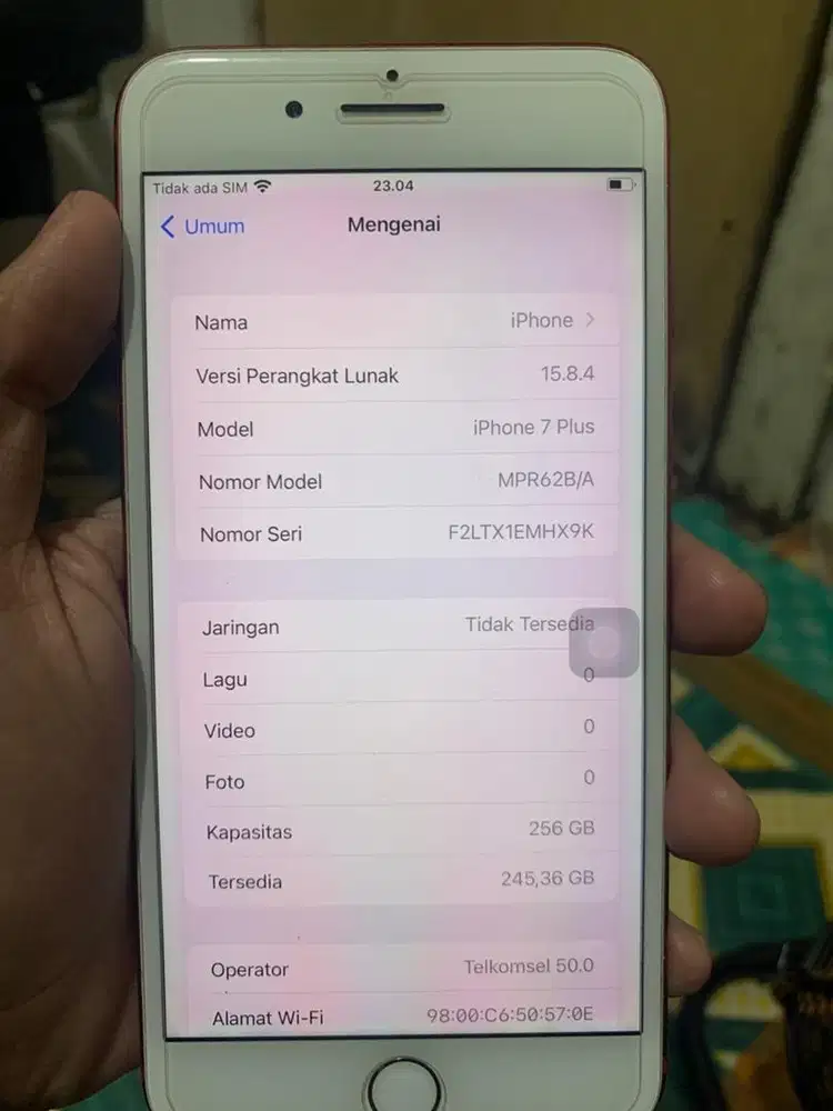 Iphone 7+ 256gb inter all operator