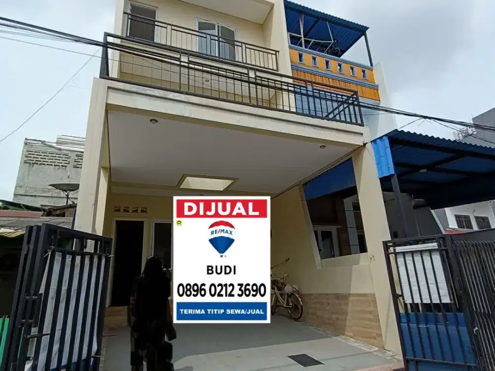 Dijual rumah kelapa gading molek 3 tk LT 5 x 18 turun harga murah siapa cepat dia dapat