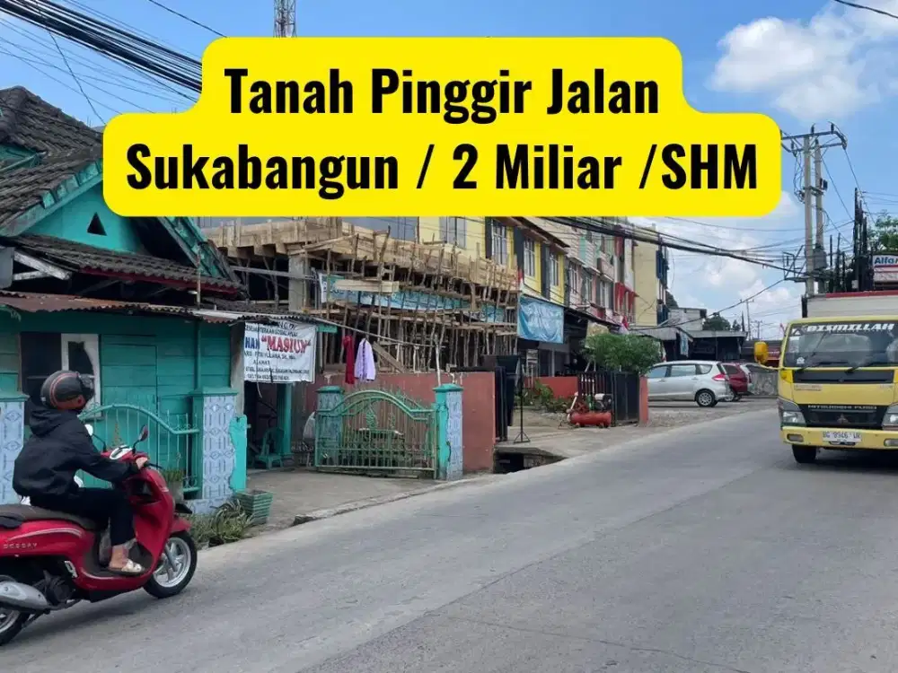 TANAH PINGGIR JALAN SUKABANGUN 2 PALEMBANG