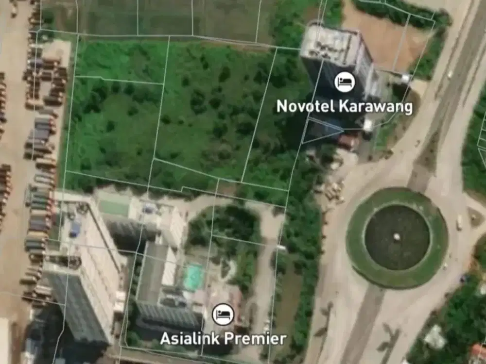 JUAL KAVLING KOMERSIAL 1.5HA DEKAT HOTEL NOVOTEL KARAWANG