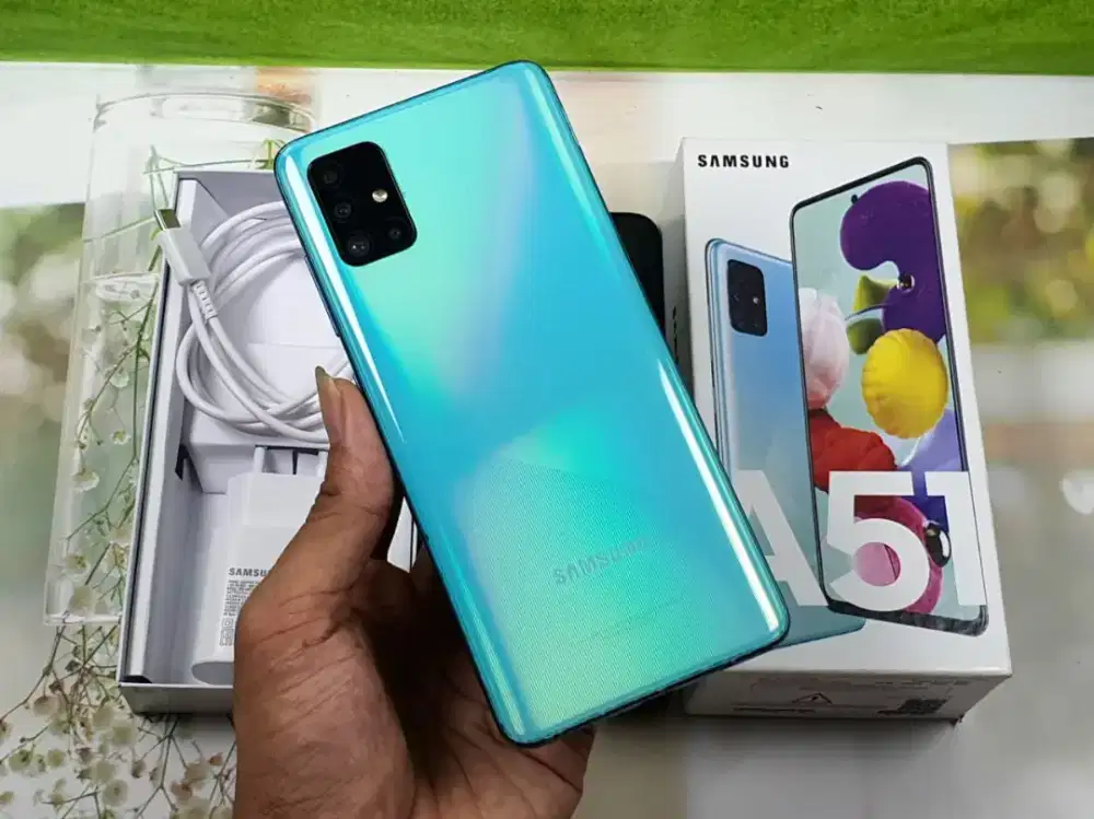 Samsung Galaxy A51 NFC 8/256GB mulus fullset Resmi SEIN