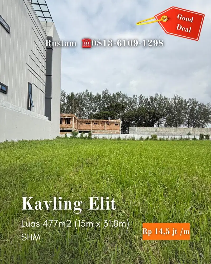 Kavling view danau citraland gama city medan