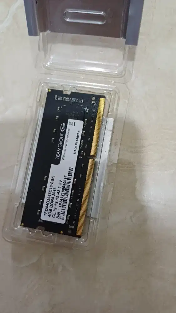 Ram Laptop Sodimm Teamgruop 4 GB