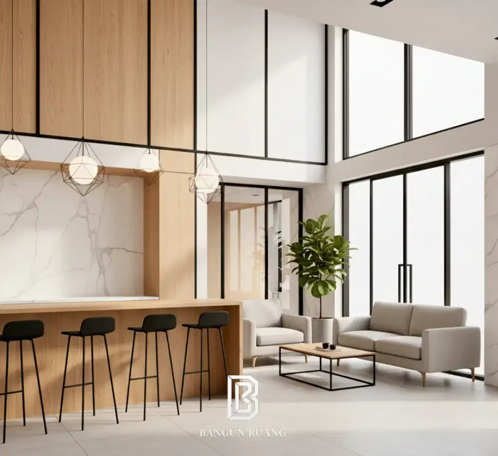 Backdrop kitchen set meja kerja