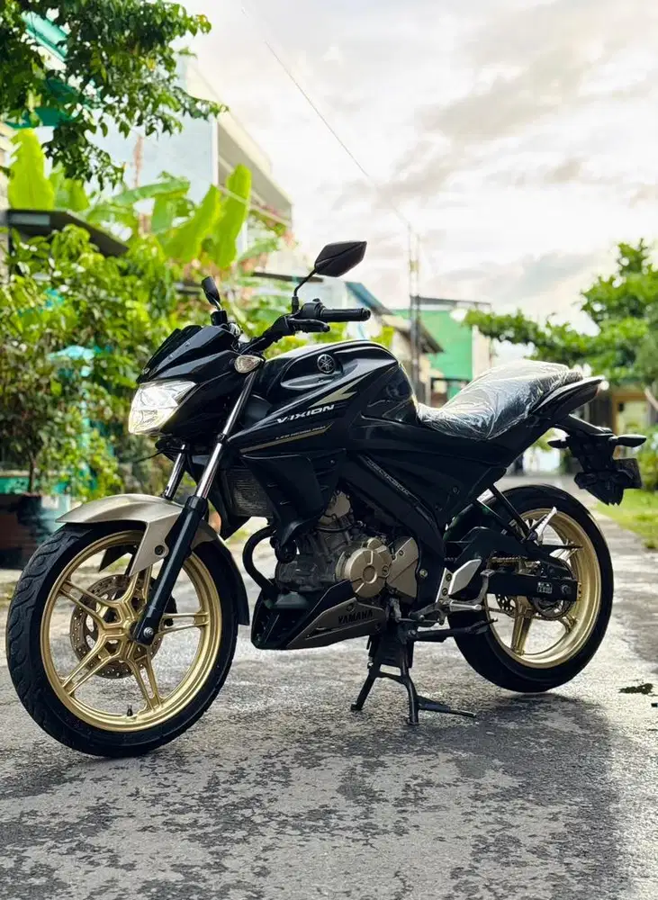 All New Vixion R LED Black Pajak Baru Siap Gasss