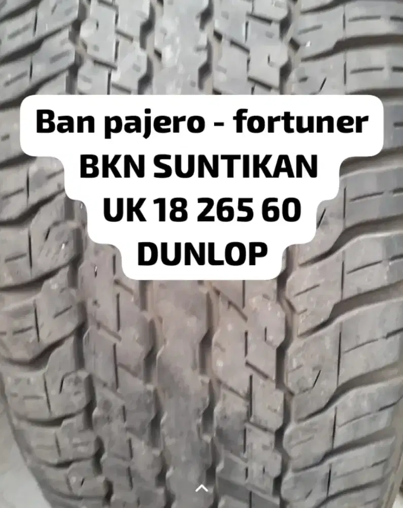 Ban pajero BKN SUNTIKAN 18 265 60