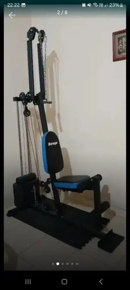 Set gym Berwyn alat fitnes multi fungsi