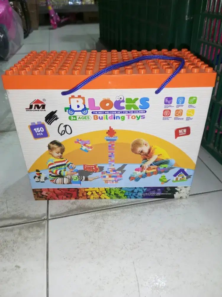 Mainan anak block Lego set 150pcs