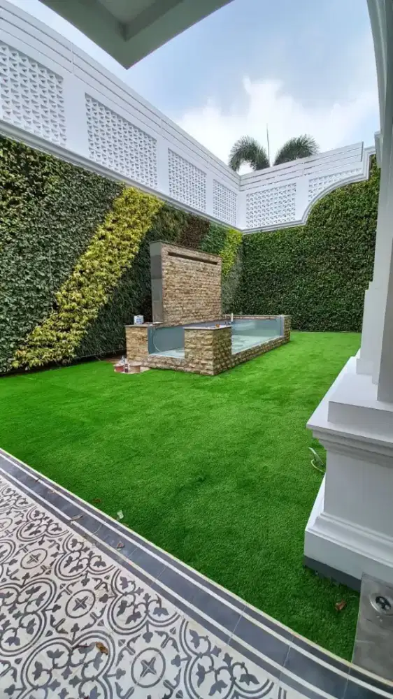 Tukang kolam ikan koi kolam minimalis