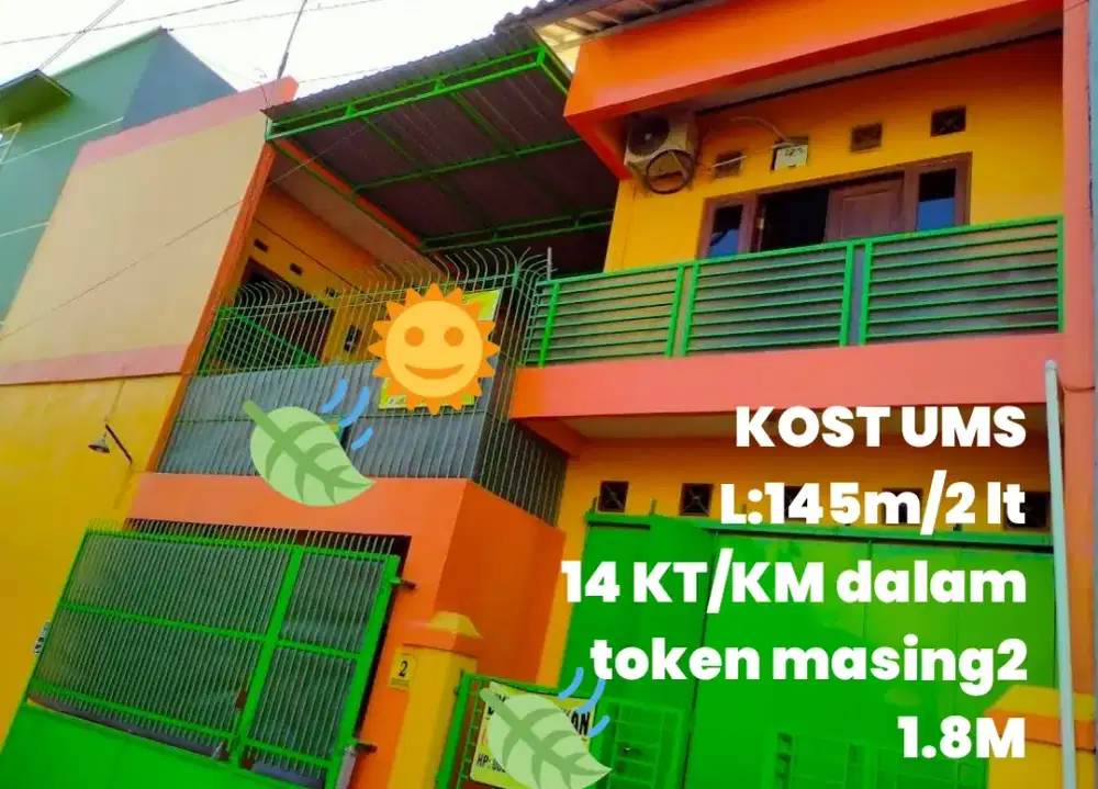 Dijual kost UMS 14 KT