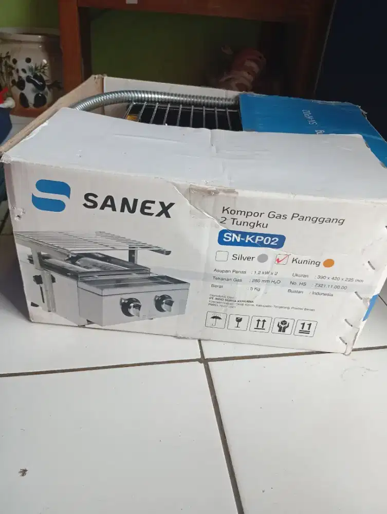 Kompor gas panggang 2 tungku