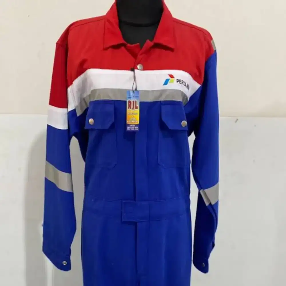 Coverall FRC/Meta Aramid Fiber Logo Pertamina