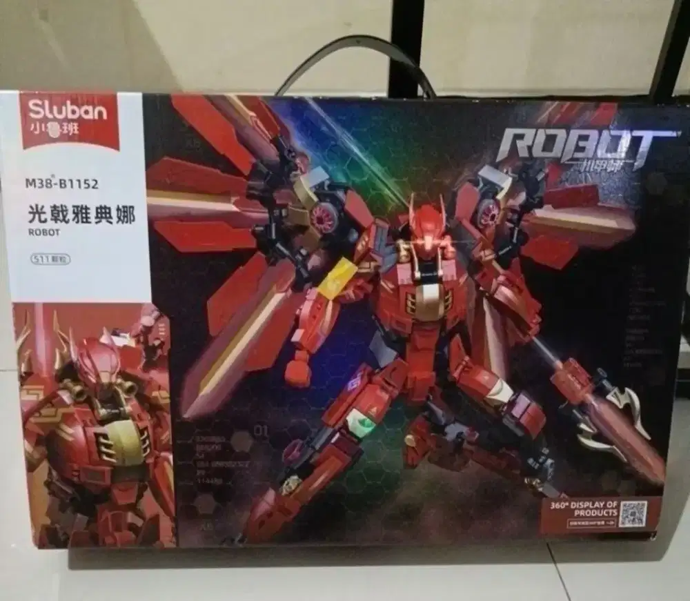 Sluban Brick Robot Light Halberd Athena B1152