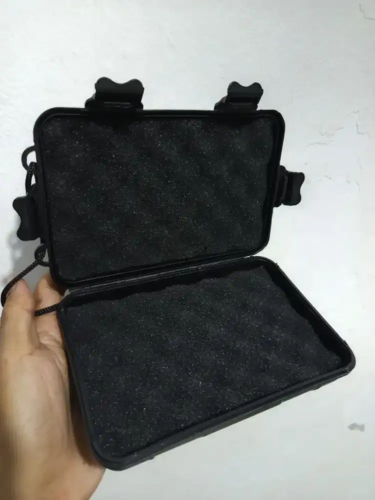 Kotak box hardcase plastik u. perhiasan jam mewah dll ukuran 17x11 cm