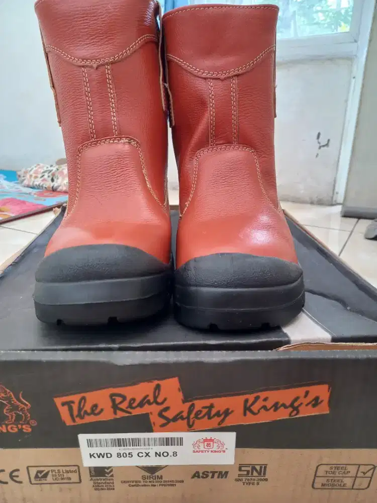 Sepatu safety kings Brown / coklat KWD 805 CX BNWB