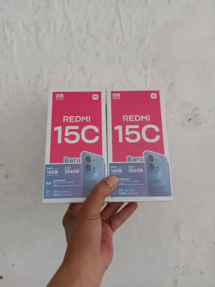 [ Fast respon WA ] Xiaomi Redmi 15C NFC 8+8/256 Garansi resmi 15bln
