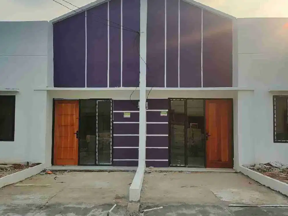 Rumah Subsidi Dobel Dinding +Tembok Belakang. Tipe Scandinavia, Cileungsi