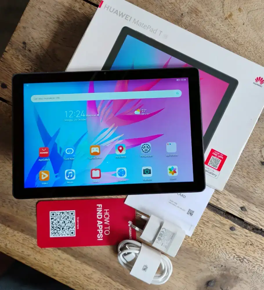 HUAWEI MATEPAD T10 - RAM 2/32 GB || WIFI ONLY + FULLSET ORIGINAL