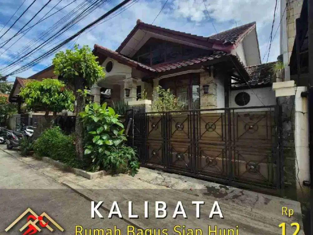 DIJUAL RUMAH SIAP HUNI AREA PERUMAHAN DI KALIBATA JAKARTA SELATAN