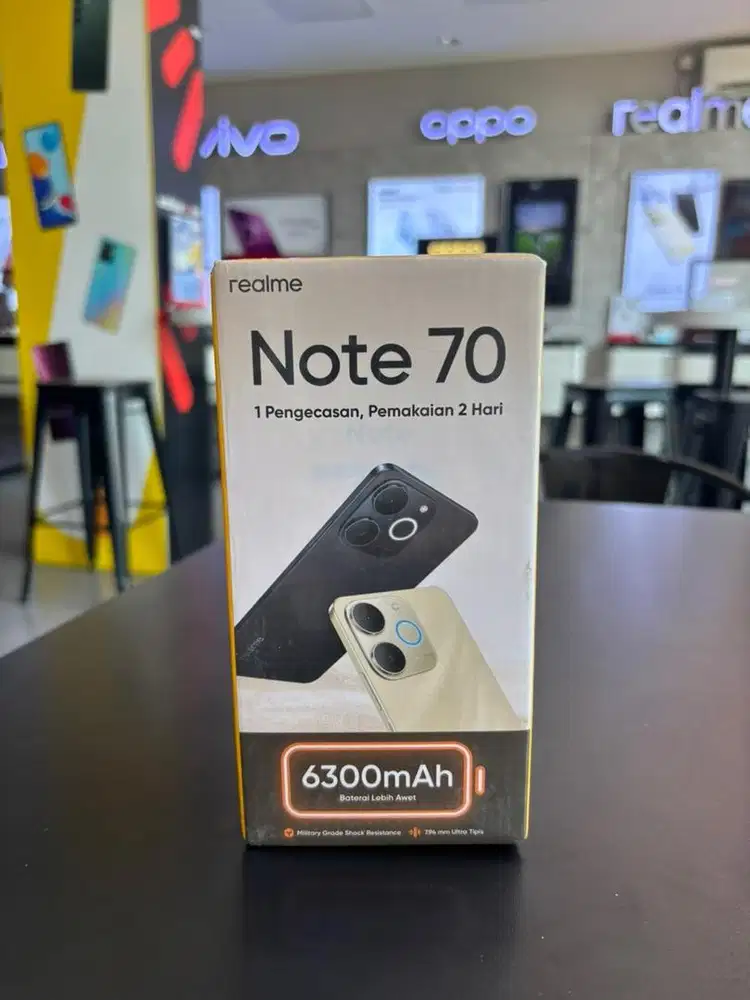 Realme note 70 ram 4/64 Gb garansi resmi