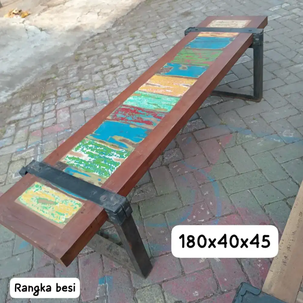 Kursi pnjng 180cm rangka besi