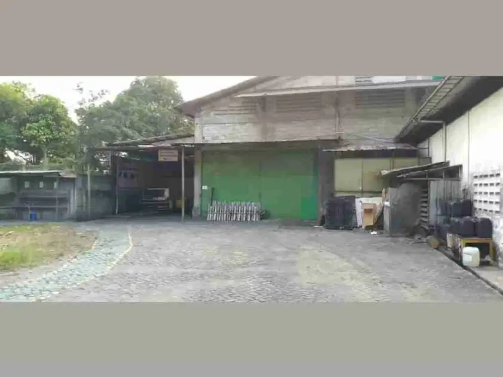 Dijual gudang siap pakai di jalan raya Setu Bekasi