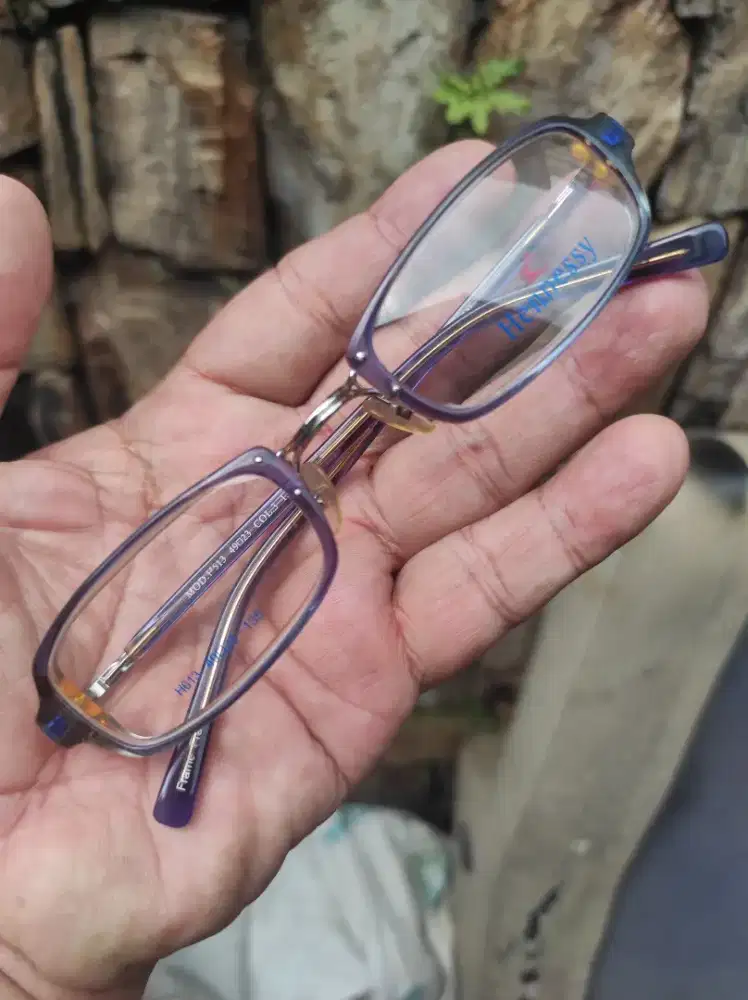 Mulus like new frame kacamata baca merk Hennessy France barang mahal