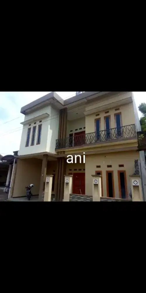 Jual rumah 2 lantai lokasi papahan lt 295mtr hrg 600jt nego