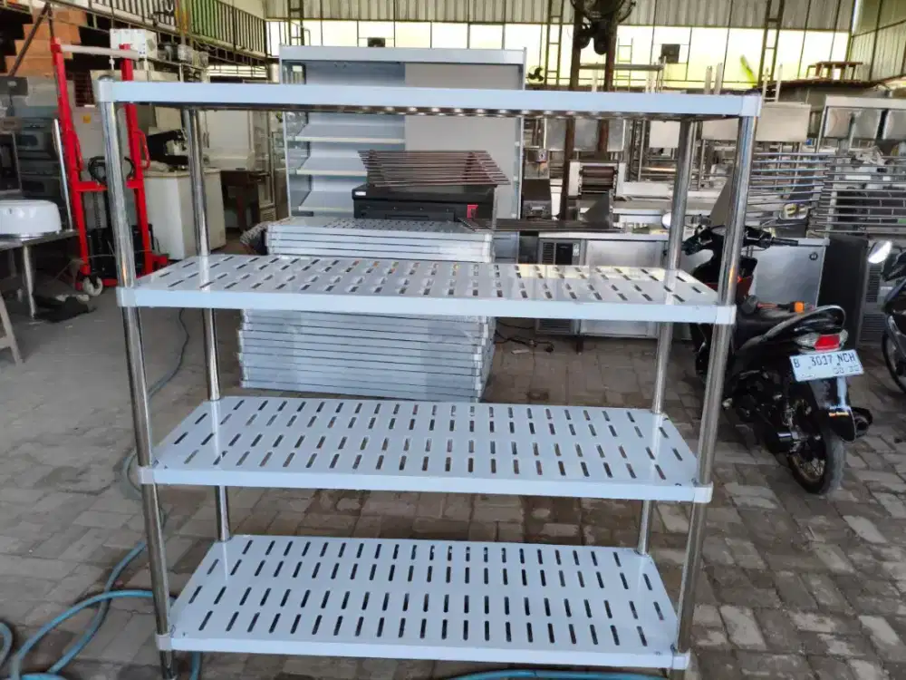 Rak stainless model  grid knocdown 140 x 50 x 155