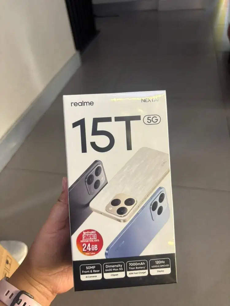 Realme 15T 5G ram 8/256gb bisa po