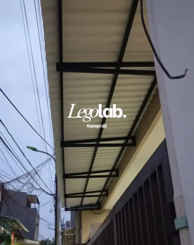 Kanopi Alderon, trimdek, solarflat, polycarbonate dll