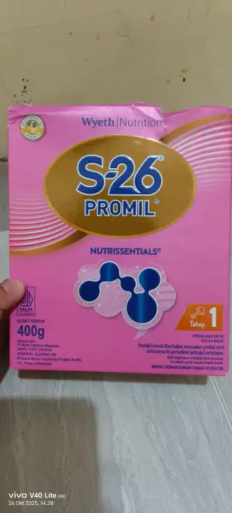 Susu S-26 promil tahap 1 (0-6bulan)