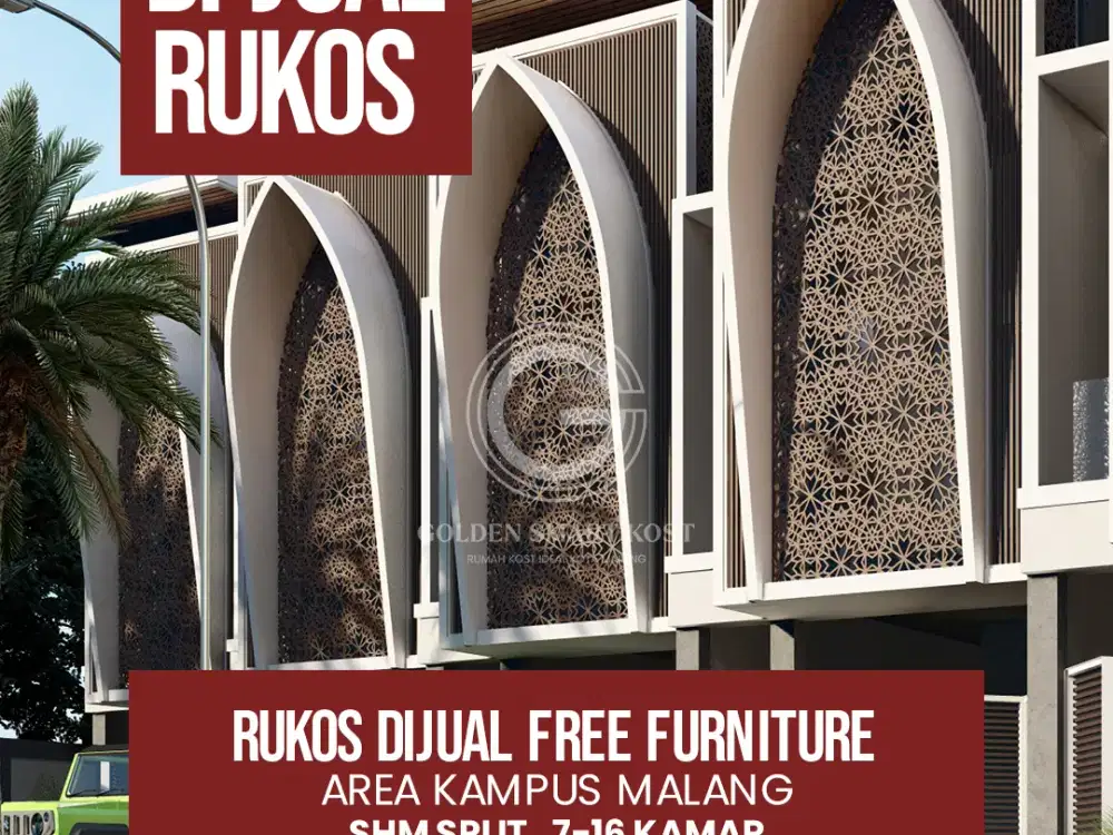 DIJUAL KOST AREA KOTA MALANG 9 KAMAR TIDUR