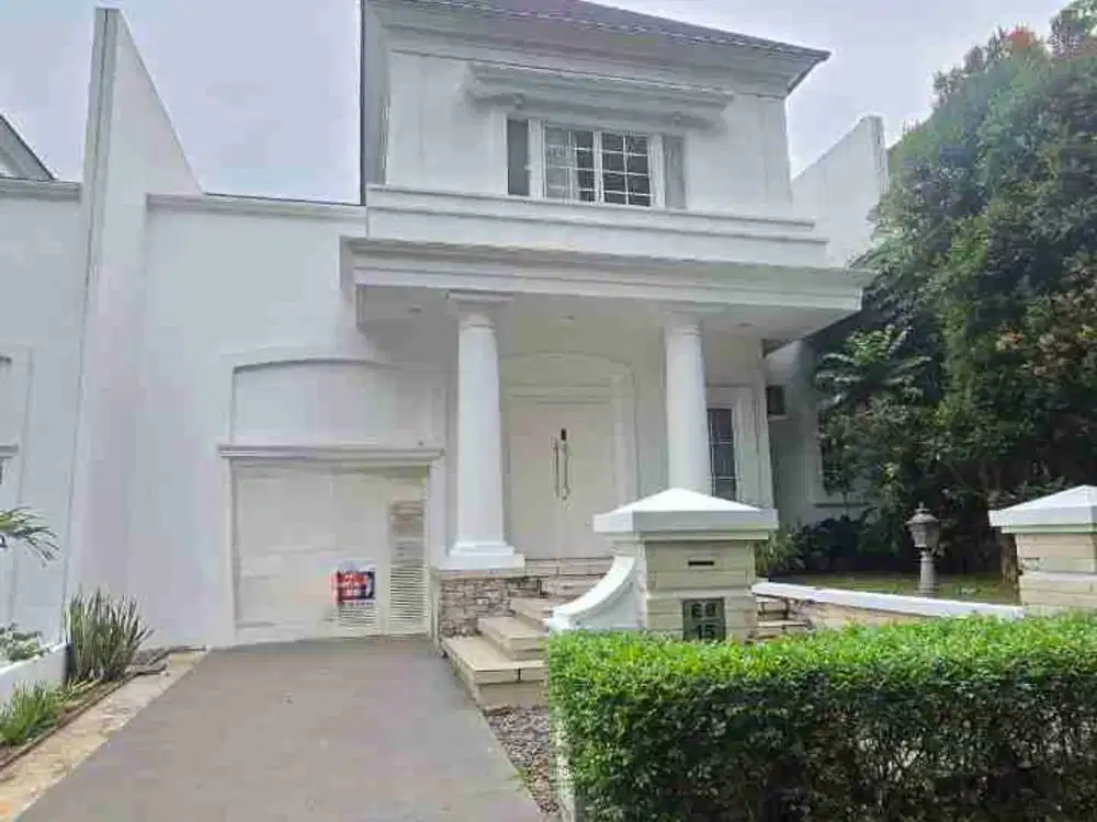 DISEWA CEPAT RUMAH SEMI FURNISHED RAPI SIAP HUNI DI DE PARK CLUSTER DE MAJA BSD