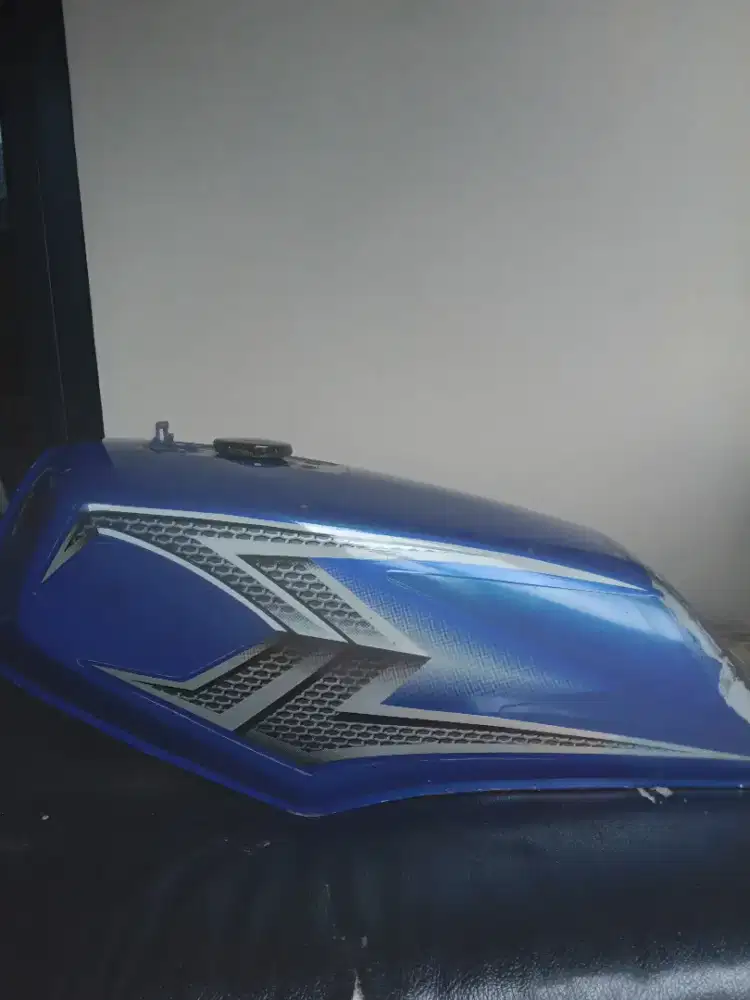 Tangki rx king biru 2004 original bawaan motor