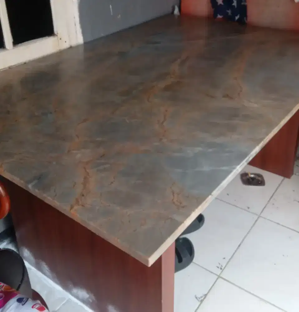 Jual Meja Marmer Granit Antik, Ukuran 150x100, Tebal 2cm, Tinggi 73cm.