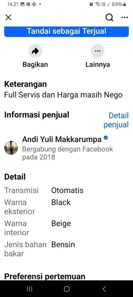 Dijual Nissan Serena tahun 2006