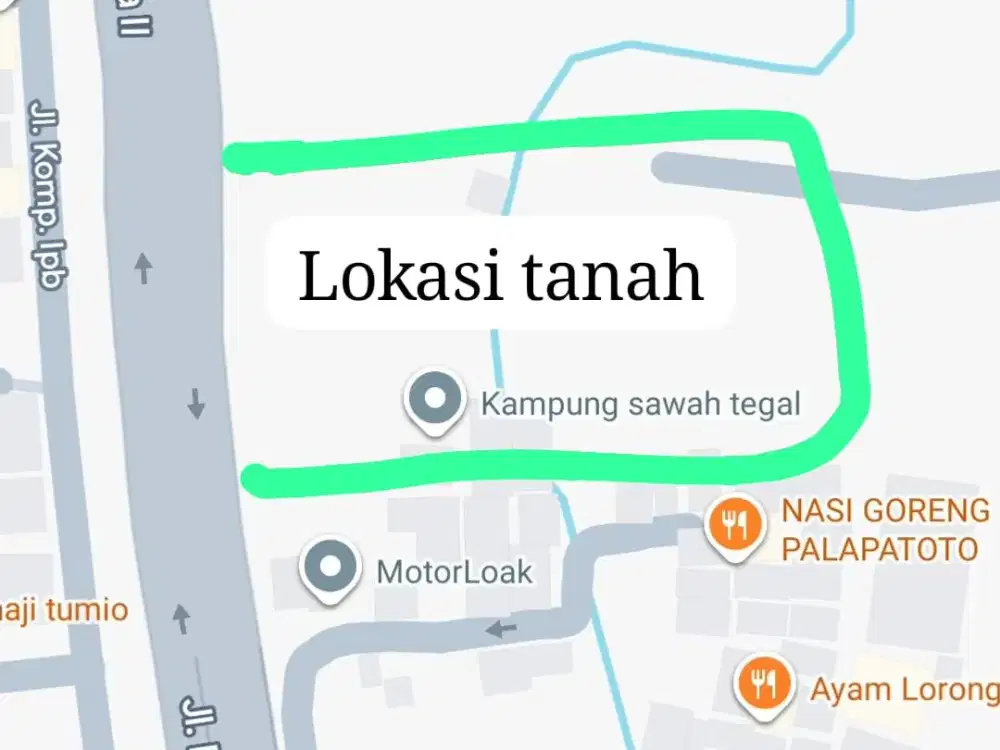 Tanah Di jalan Raya Pandu Kota Bogor