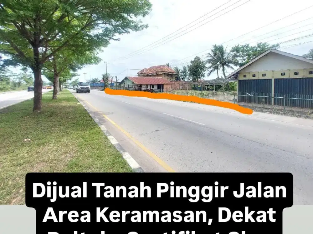 Tanah Pinggir Jalan dekat POLTEK UNSRI